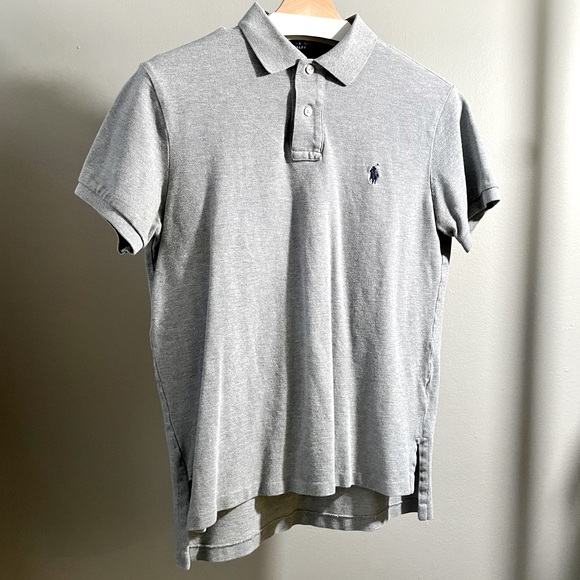 Grey Polo Ralph Lauren Polo Navy Pony - Picture 1 of 4